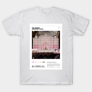 The Grand Budapest Hotel - Minimalist Poster T-Shirt